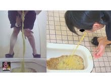 流れないゲロ 連続嘔吐 サンプル画像 3