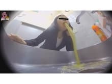 盗撮 新入社員 社内激嘔吐 ～女達の止まらない嗚咽と嘔吐～ サンプル画像 2