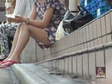 隠撮　食い倒れゲロマン子ちゃん1 〜吐きまくる大食い女子〜 サンプル画像 6