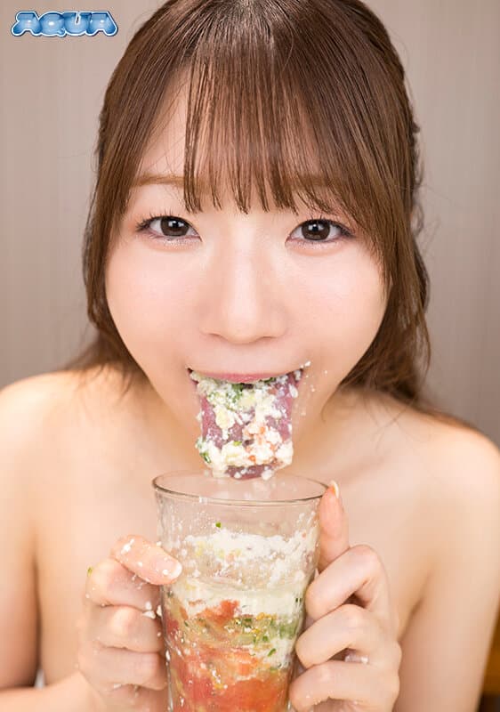 【VR】咀嚼物VR 食べてる女の口の中 サンプル画像 6