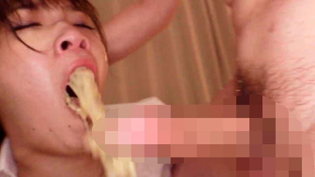 吐瀉物狂い堕ち 喉奥暴行ゲロイラマチオ 美波沙耶 サンプル画像 13