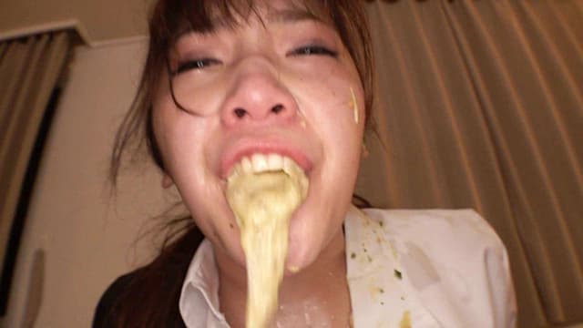 吐瀉物狂い堕ち 喉奥暴行ゲロイラマチオ 美波沙耶 サンプル画像 14